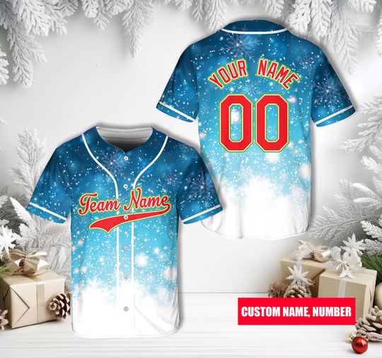 Discover Custom Christmas Baseball Jersey, Personalized Merry Christmas Family Group Matching Jersey, Xmas Gift For Baseball Fans, Christmas Jersey
