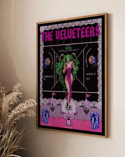 The Velveteers Tour Washington Poster August 12 2025