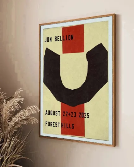 Discover Jon Bellion Tour Poster Aug 22 and 23 2025 Forest Hills