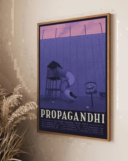 Discover Propagandhi Eastern Canada Tour 2025 Poster