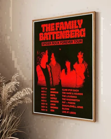 The Family Battenberg Spider Rock Poster 2025 Vertical Matte Art