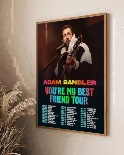 Adam Sandler Tour September October 2025 Poster