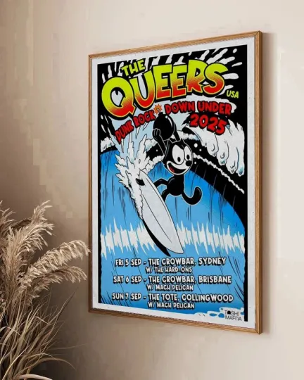 Discover The Queers Tour 2025 September Poster