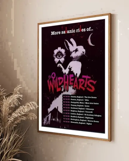 Tour Summer 2025 The Wildheart Vertical Poster