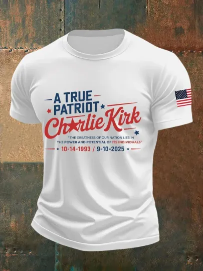 Discover True Patriot 3D Printed Casual T-Shirt