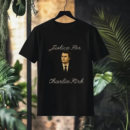 Discover Justice for Charlie Kirk T-Shirt, Activist Memorial Tee, Pray for Charlie Kirk Shirt
