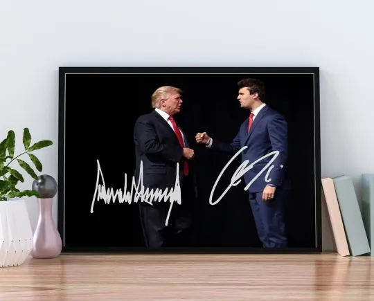 Charlie Kirk Autographed Poster - Premium Matte Vertical Reprint