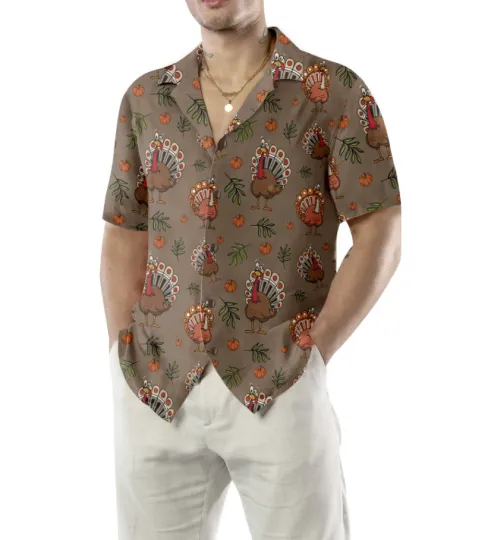 Discover Thanksgiving Day Turkey Casual Thanksgiving Hawaiian Shirt
