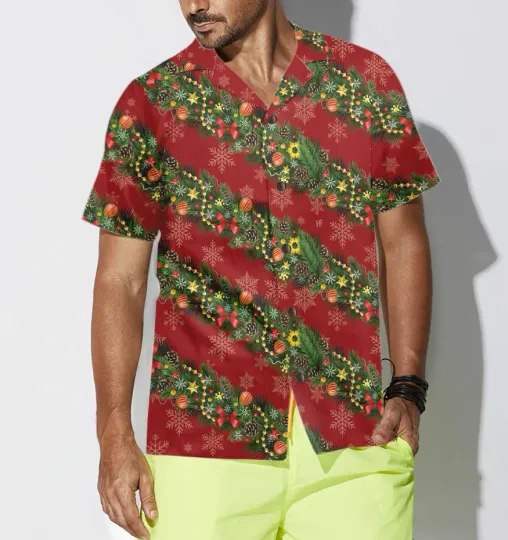 Discover Christmas Decorations With Snowflakes Christmas Hawaiian Shirt