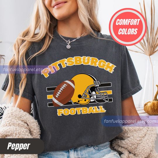 Discover Pittsburgh Football Team Steeler T-Shirt, Game Day Outfit, Gift for Football Lovers