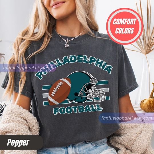 Discover Philadelphia Football Team T-Shirt, Game Day Outfit, Gift for Football Lovers