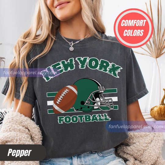 New York Football Team Jets T-Shirt, Game Day Outfit, Gift for Football Lovers
