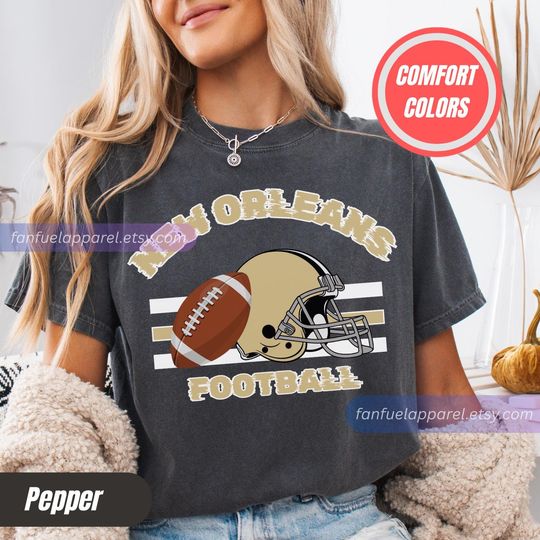 New Orleans Football Team T-Shirt, Game Day Outfit, Gift for Football Lovers