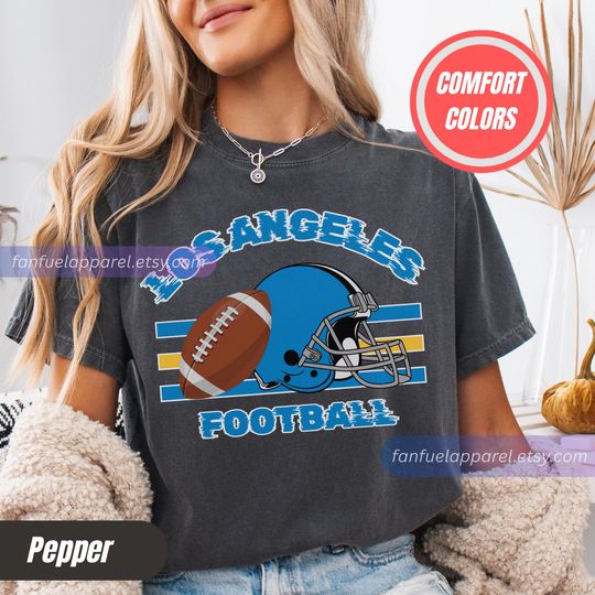 Discover Los Angeles Football Team T-Shirt, Game Day Outfit, Gift for Football Lovers