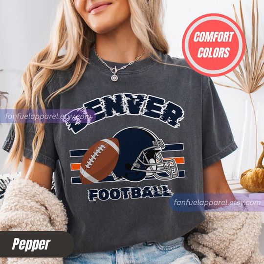 Discover Denver Football Team T-Shirt, Game Day Outfit, Gift for Football Lovers
