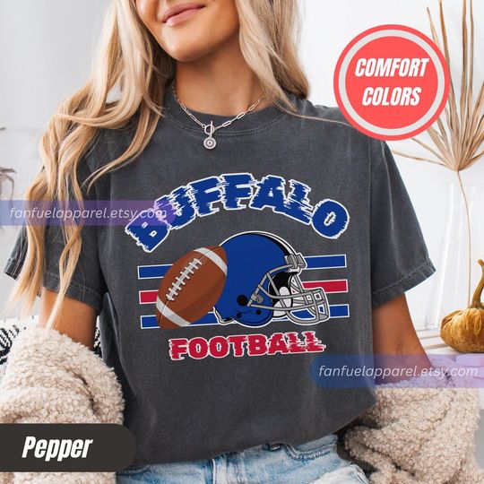 Buffalo Football Team Bills T-Shirt, Game Day Outfit, Gift for Football Lovers