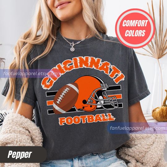 Discover Cincinnati Football Team T-Shirt, Game Day Outfit, Gift for Football Lovers