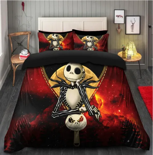 Discover Jack Nightmare Before Christmas Moon Duvet Covers Set