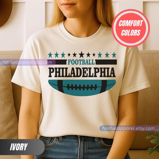 Discover Philadelphia Football Team T-Shirt, Game Day Outfit, Gift for Football Lovers