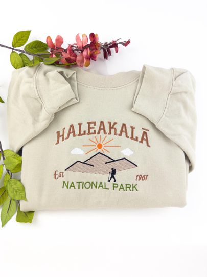 Haleakala National Park Embroidered Sweatshirt