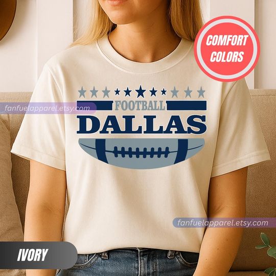 Discover Dallas Football Team Cowboy T-Shirt, Game Day Outfit, Gift for Football Lovers