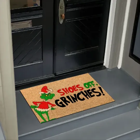 Discover funny character Happy Christmas, funny character Lovers Doormat