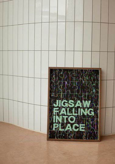 Jigsaw Falling Into Place Radiohead Poster | Radiohead Poster