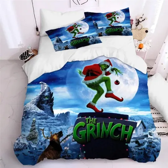 Funny Christmas Character Full Bedding Set