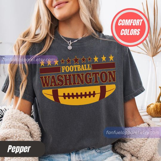 Discover Washington Football Vintage Style Comfort Colors T-Shirt,Washington Crewneck Commander Sweater,Washington Fan Gift,Washington Shirt FTB21