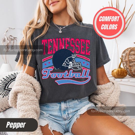 Discover Vintage Style Comfort Colors T-Shirt, Tennessee T-Shirt, Tennessee T-Shirt, Tennessee Football, Tennessee Fan Gift FTA23