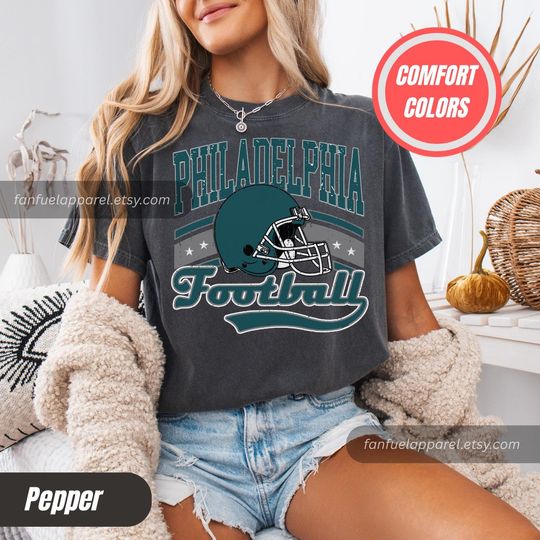 Philadelphia Football Team T-Shirt, Game Day Outfit, Gift for Football Lovers