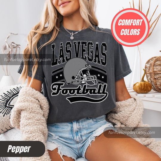 Las Vegas Football Team T-Shirt, Game Day Outfit, Gift for Football Lovers