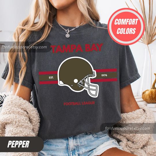 Discover Tampa Bay Football Team Buccaneers T-Shirt, Game Day Outfit, Gift for Football Lovers