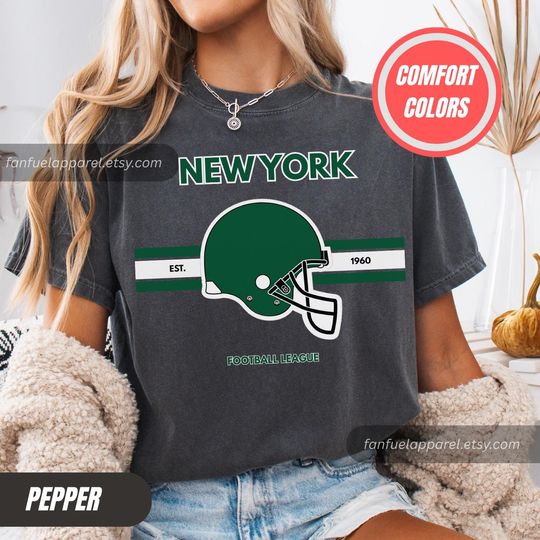 Discover New York Football Team Jets T-Shirt, Game Day Outfit, Gift for Football Lovers