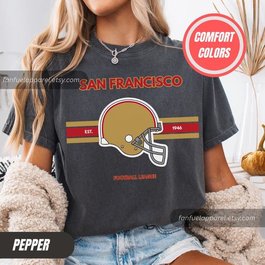 Discover San Francisco Football Team T-Shirt, Game Day Outfit, Gift for Football Lovers
