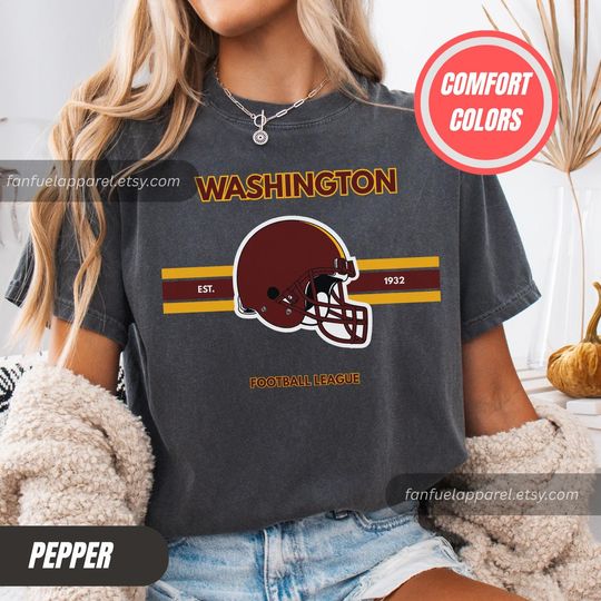 Discover Washington Football Team Commander T-Shirt, Game Day Outfit, Gift for Football Lovers