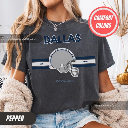 Dallas Football Team Cowboy T-Shirt, Game Day Outfit, Gift for Football Lovers