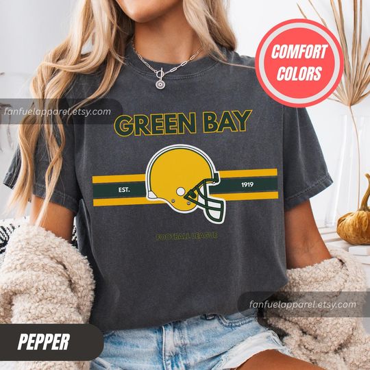 Discover Green Bay Football Team T-Shirt, Game Day Outfit, Gift for Football Lovers