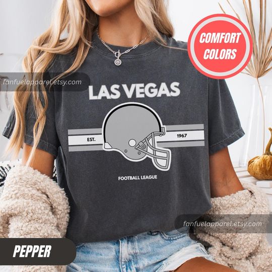 Discover Las Vegas Football Team T-Shirt, Game Day Outfit, Gift for Football Lovers