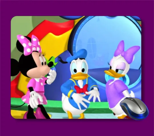Discover Donald Duck Mickey MOUSE Walt Disney Characters Computer Mouse Pad Gift    12