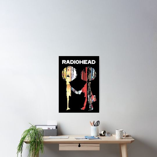 Radiohead Poster Vintage Music Artwork