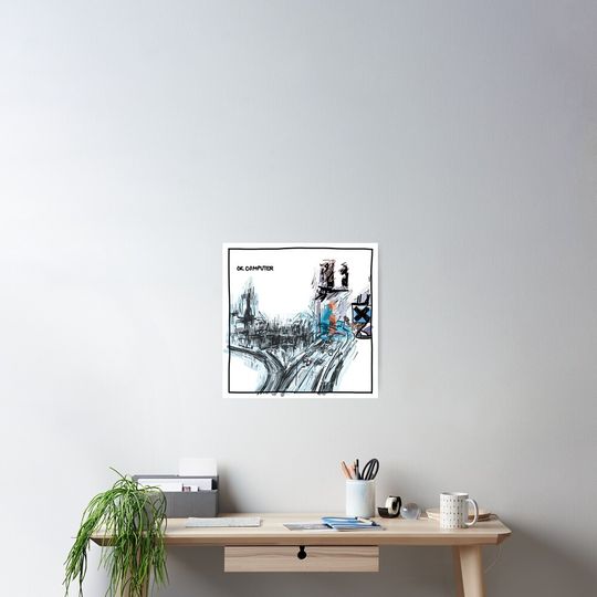 Radiohead Poster Vintage Inspired Rock Wall Decoration