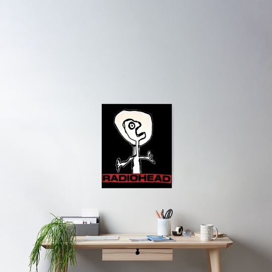 Discover Radiohead Poster Unique Music Wall Artwork