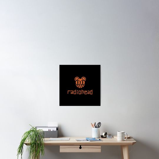 Radiohead Poster Classic Alternative Rock Band Print