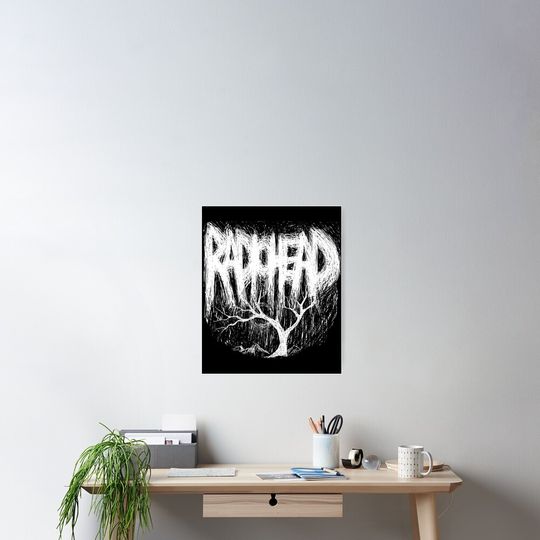 Discover Radiohead - Sketch Design - Inverted Poster