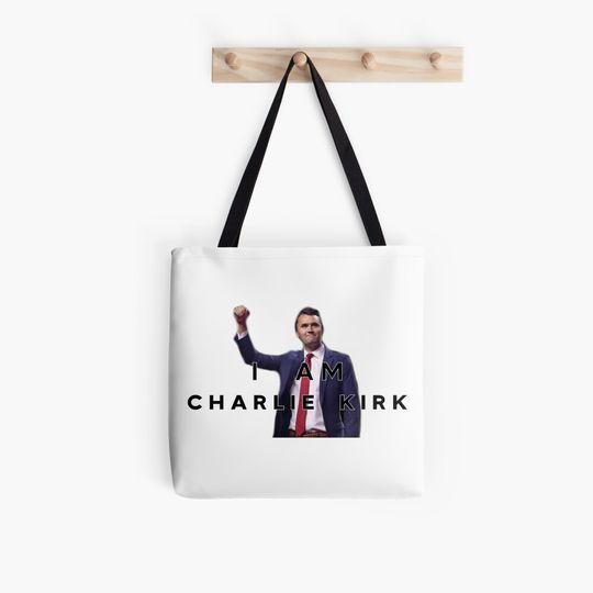 I Am Charlie Kirk Tote Bag