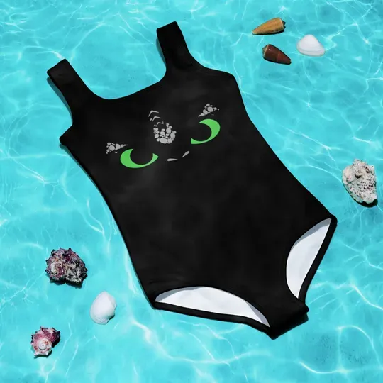 Discover Dragon Swimsuit, Night Fury Swimsuit, Disney Swimsuit