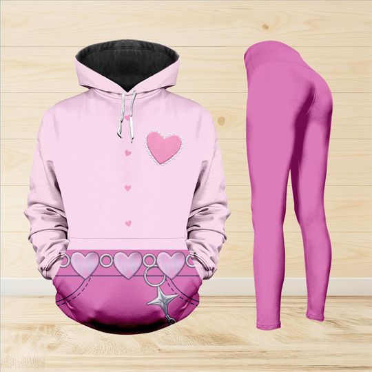 Kpop Demon Hunters Romance Saja Hoodie, Romance Saja Cosplay Costume, Saja Boys Women Leggings, Huntrix Shirt, Halloween Gift For Her