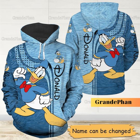 Donald Duck Hoodie Legging, Donald Womens Leggings, Donald Hoodie Women, Disney Women Shirt, Donald Women Tshirt, Custom Hoodie Women