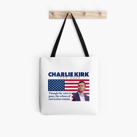 Discover In Honour of Charlie Kirk Tote Bag